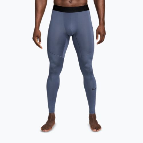 Leggings da allenamento uomo Nike Pro Dri-Fit Tight Fitness diffused blue/black