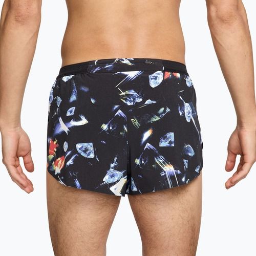 Pantaloncini da running uomo Nike AeroSwift Dri-Fit ADV Brief Lined 2" black/laser orange