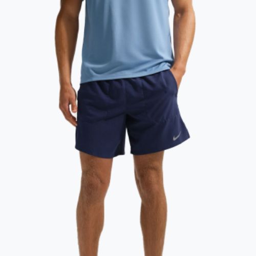 Pantaloncini da corsa da uomo Nike Stride Dri-Fit Brief-Lined 7" midnight navy