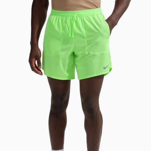 Pantaloncini da uomo Nike Stride Dri-Fit Brief-Lined 7" lime blast