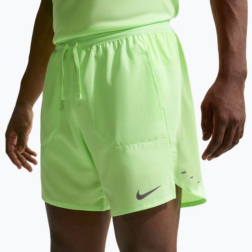Pantaloncini da running uomo Nike Stride Dri-Fit 2in1 7" lime blast