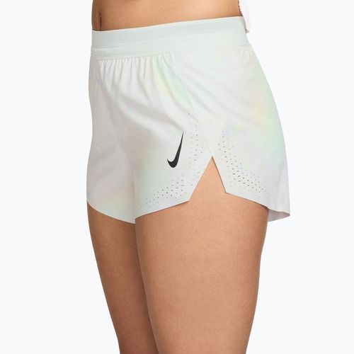 Pantaloncini da running donna Nike AeroSwift Dri-Fit ADV Mid-Rise Brief Lined 3" off white/white/black