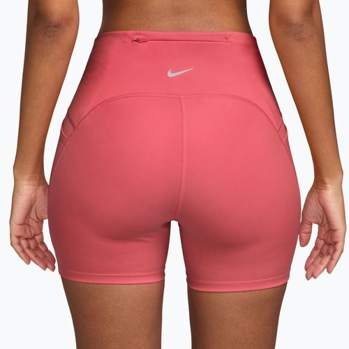 Pantaloncini da running da donna Nike Swift High-Waisted 4 "sea coral"