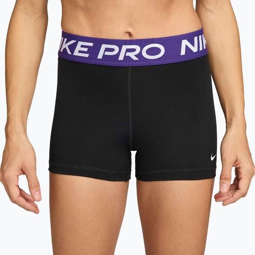 Pantaloncini da donna Nike Pro 365 3" black/court purple/white