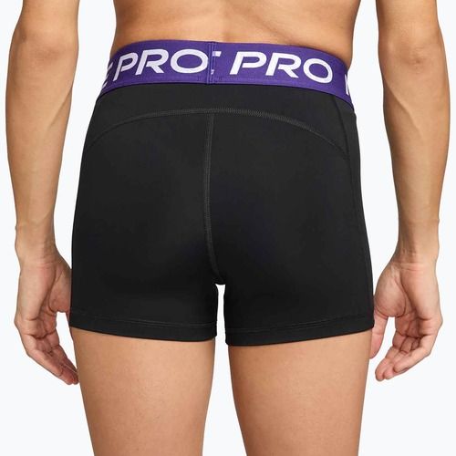 Pantaloncini da donna Nike Pro 365 3" black/court purple/white