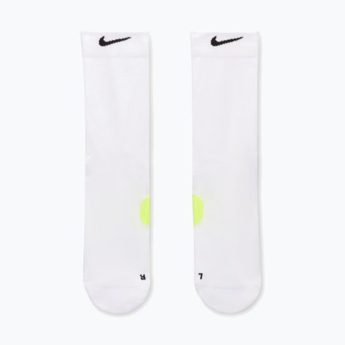 Calzini Nike Running Midweight Crew white/volt/black