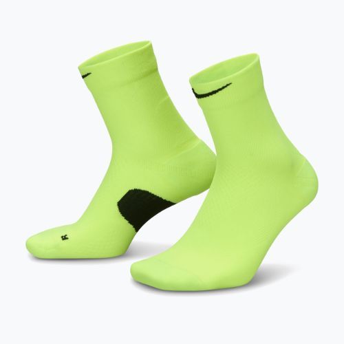 Calzini Nike Running Midweight Micro Crew Volt/Black/Black