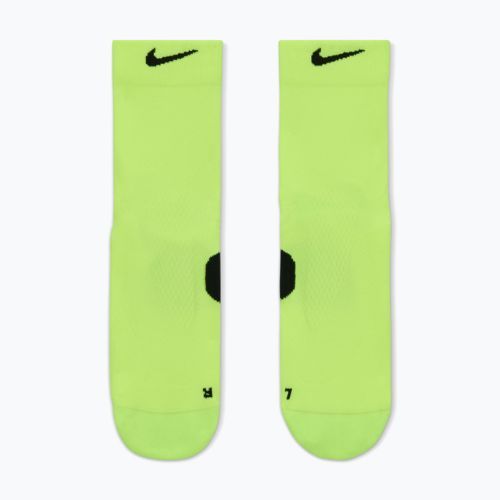 Calzini Nike Running Midweight Micro Crew Volt/Black/Black