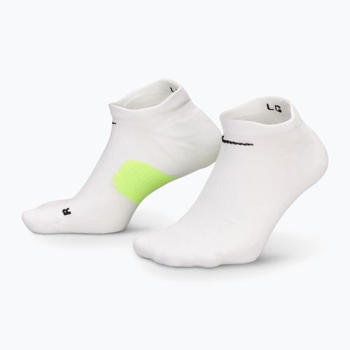 Calzini Nike Running Midweight No-Show white/volt/black