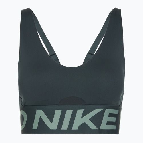 Reggiseno sportivo Nike Pro Indy Plunge seaweed/clay green/white