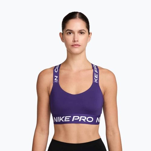 Reggiseno sportivo Nike Pro Light-Support court purple/court purple/white