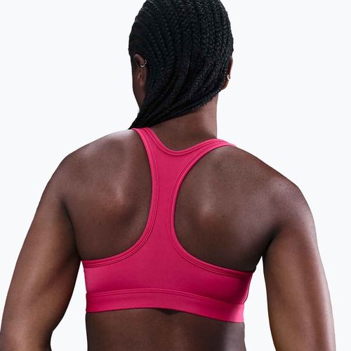 Reggiseno sportivo Nike Swoosh Light Support rush pink/white