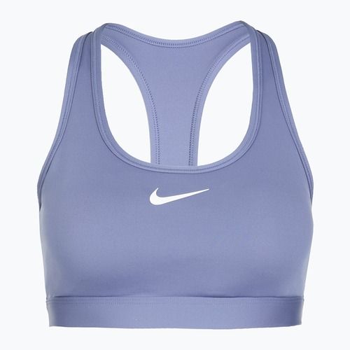 Reggiseno sportivo Nike Swoosh Medium Support world indigo/white