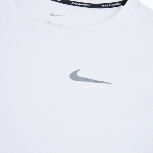 Maglia da running uomo Nike Miler Dri-Fit UV white