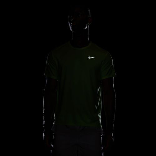 T-shirt running uomo Nike Miler Dri-Fit UV lime blast