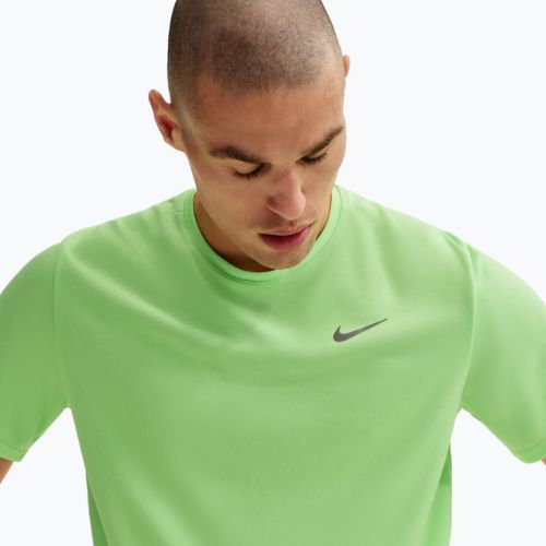 Koszulka do biegania męska Nike Miler Dri-Fit UV lime blast
