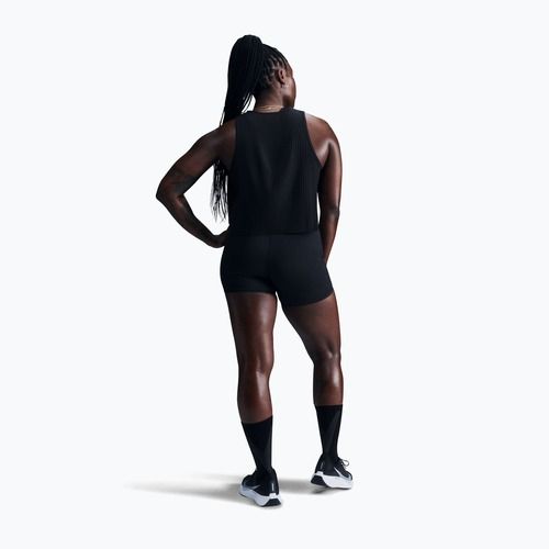 Canotta da running donna Nike AeroSwift Dri-Fit ADV Cropped Tank Top black/white