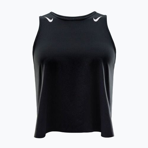 Canotta da running donna Nike AeroSwift Dri-Fit ADV Cropped Tank Top black/white