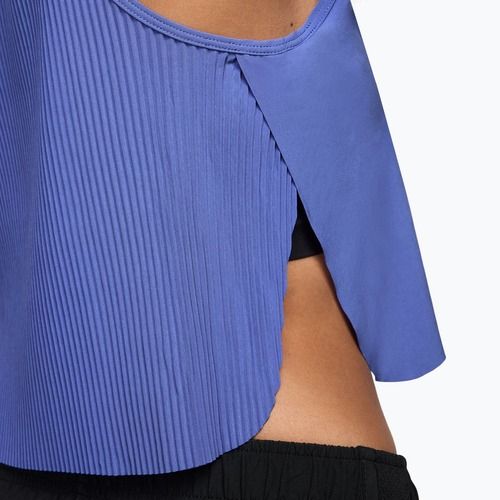 Canotta running donna Nike AeroSwift Dri-Fit ADV Cropped Tank Top off sapphire/black