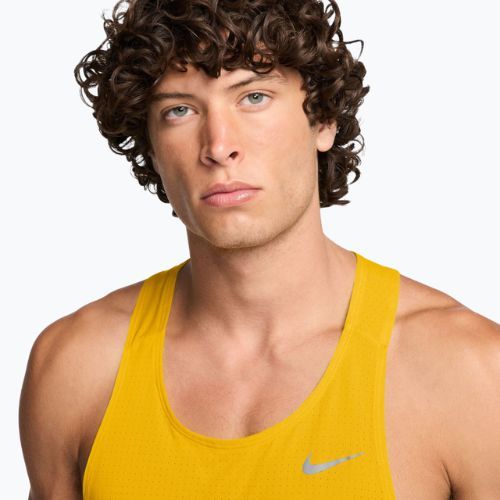 Maglia da running uomo Nike Fast Dri-Fit laser orange