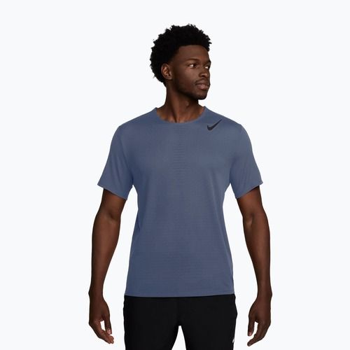 Maglia running uomo Nike AeroSwift Dri-Fit ADV diffused blue/black