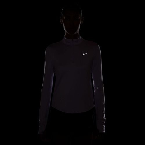 Maglia running a maniche lunghe da donna Nike Swift Dri-Fit UV 1/4-Zip violet mist