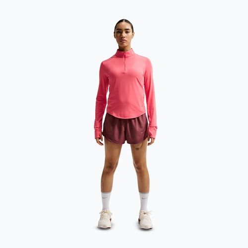 Maglia running a manica lunga da donna Nike Swift Dri-Fit UV 1/4-Zip sea coral