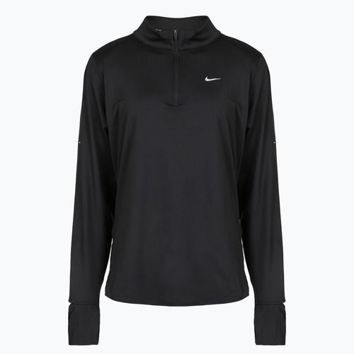 Maglia running manica lunga donna Nike Swift Dri-FIT UV 1/4-Zip Plus Size black