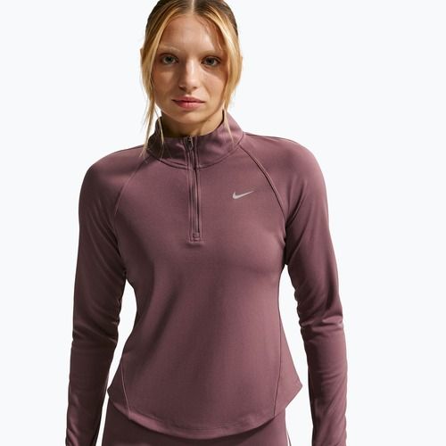 Felpa da running donna Nike Tempo Swoosh Run Dri-Fit 1/4-Zip tattoo/white