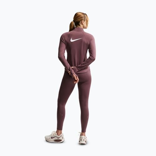 Felpa da running donna Nike Tempo Swoosh Run Dri-Fit 1/4-Zip tattoo/white