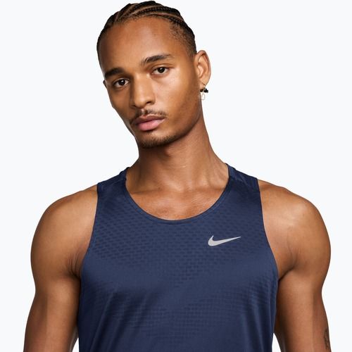 Maglia da running uomo Nike Stride Dri-Fit ADV midnight navy