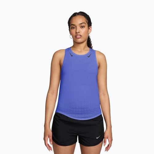 Canotta da running donna Nike AeroSwift Dri-Fit ADV Singlet sapphire/black