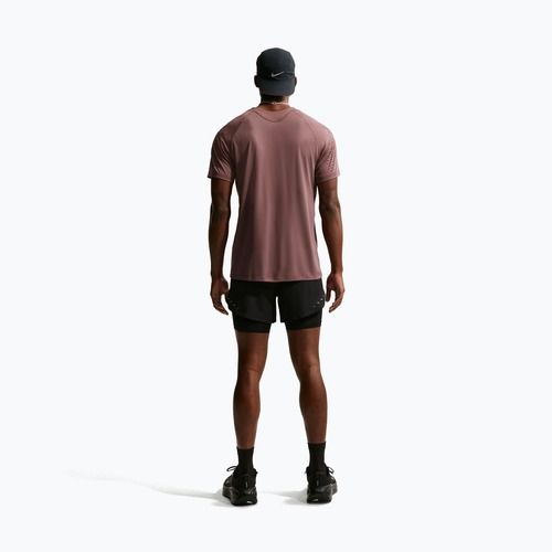 Maglia running uomo Nike Stride Dri-Fit ADV tattoo/burgundy crush