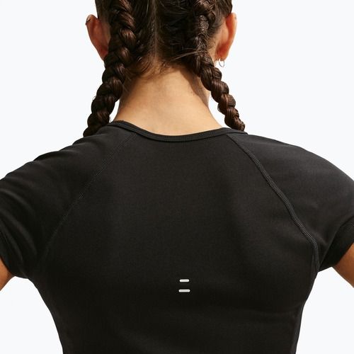 Maglia da running donna Nike Swoosh Run Dri-Fit black/white/white