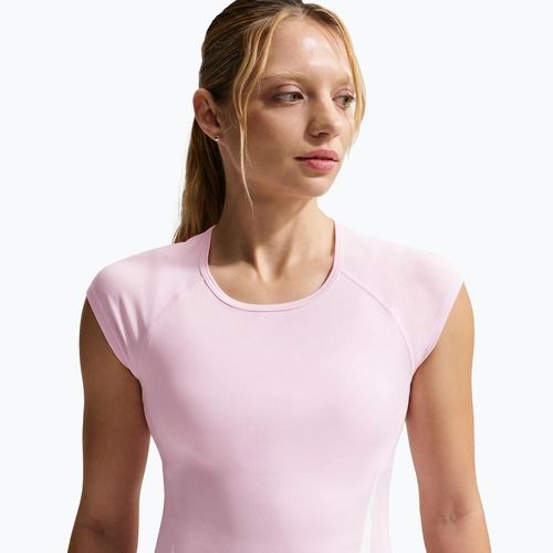 Maglia da running donna Nike Swoosh Run Dri-Fit pink foam/photon dust/white
