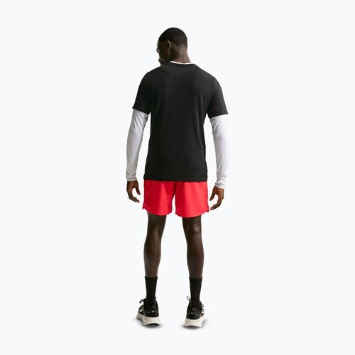 T-shirt uomo Nike Dri-Fit Running black/team crimson