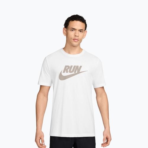 T-shirt uomo Nike Dri-Fit Running White/Moon Particle