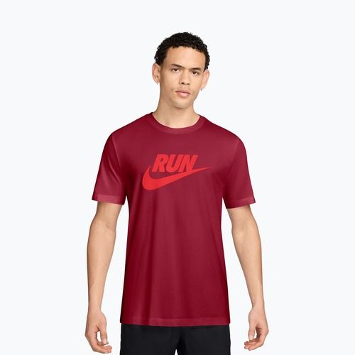 Maglia uomo Nike Dri-Fit Running Team Crimson/Light Crimson