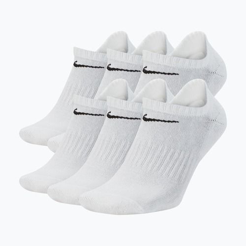 Calzini Nike Everyday Cushioned No-Show 6 paia white/black