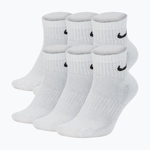 Calzini Nike Everyday Cushioned 6 paia white/black