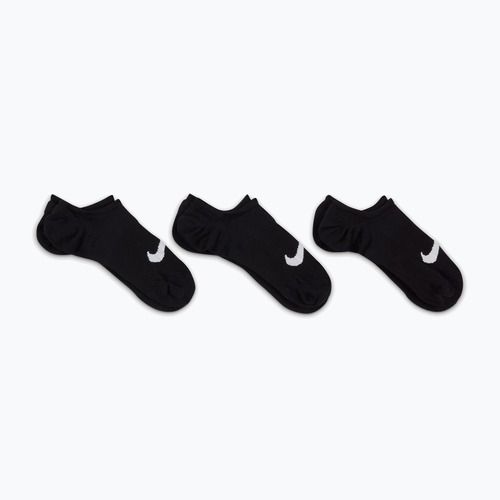 Calzini da donna Nike Everyday Plus Lightweight Footie 3 paia black/white