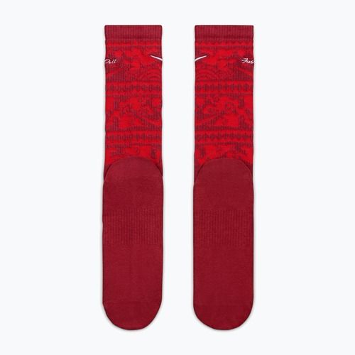 Calzini Nike Everyday Plus Cushioned Crew team crimson/metallic silver