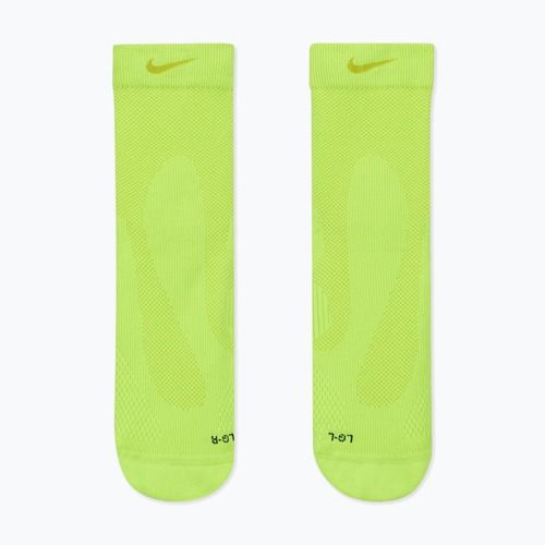 Calzini Nike Running Lightweight Micro Crew volt/bright cactus/black/bright cactus
