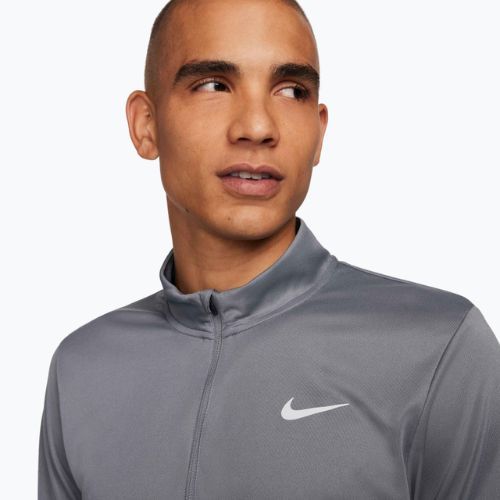Felpa running uomo Nike Pacer Dri-Fit 1/2 Zip smoke grey