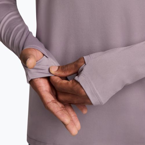 Felpa da running uomo Nike Stride 1/4 Zip Dri-Fit light violet ore