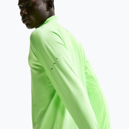Felpa running uomo Nike Stride 1/4 Zip Dri-Fit lime blast