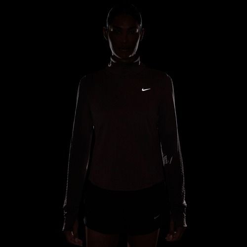 Maglia da running a maniche lunghe donna Nike Swift Therma-Fit Turtle Neck tattoo