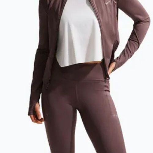 Felpa da running donna Nike Swift Dri-Fit Full Zip Mid-Layer tattoo