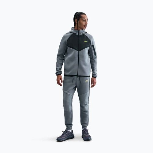 Felpa uomo Nike Tech Windrunner Full-Zip cool grey/dark smoke grey/volt