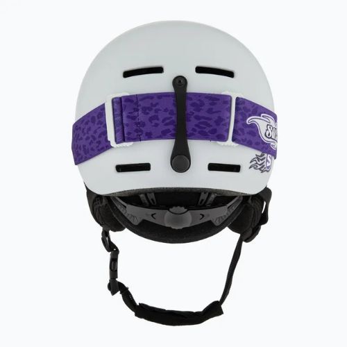 Casco da sci per bambini Salomon Player Combo ice flow/ice flow + Maschera da sci XV Jr mid blue